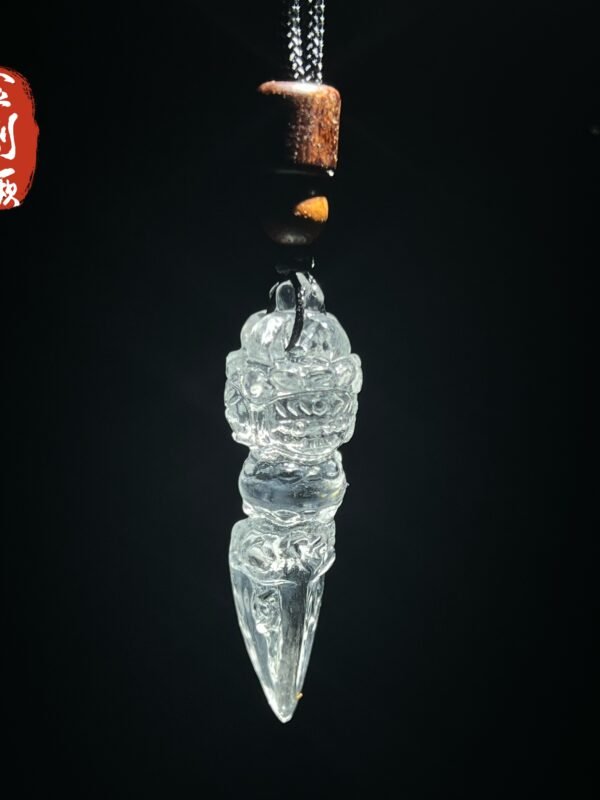 White Crystal Vajra Pestle